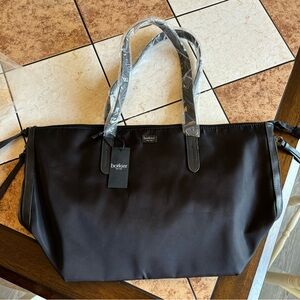 Botkier New York Bond Black Nylon Tote Bag NWT